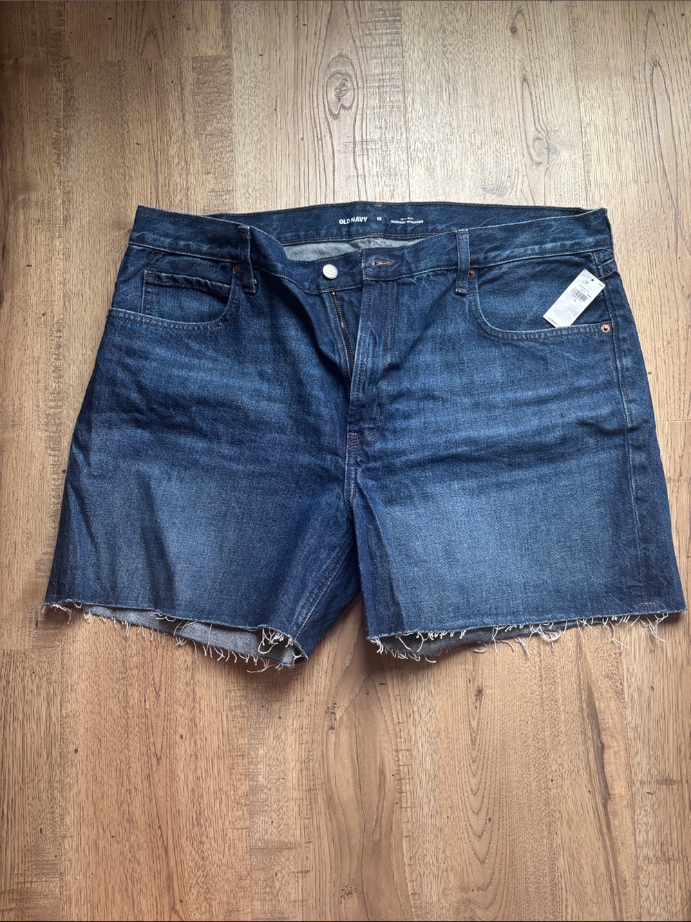 Old Navy Indigo Raw Hem Denim Shorts